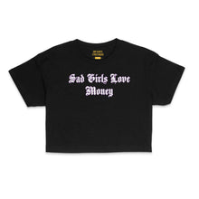 Load image into Gallery viewer, Sad Girlz Love Money Crop Top Tee
